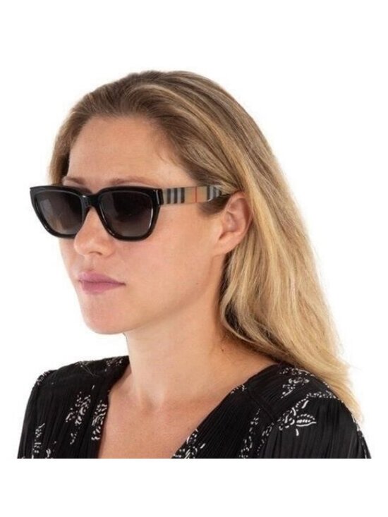 New 100% Authentic Burberry BE4277 3757/T3 Polarized Sunglasses – Black Frame main image 11